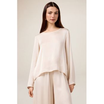 Bluza lejera cu terminatie asimetrica