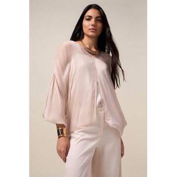 Bluza lejera de satin