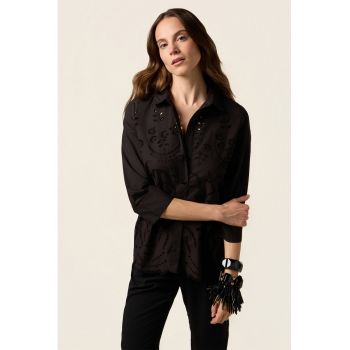 Bluza uni cu maneci medii