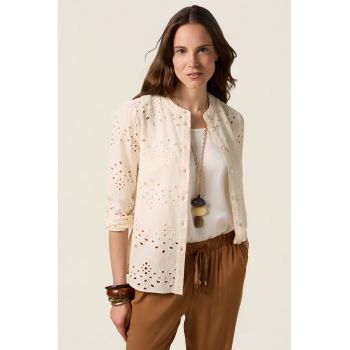 Camasa de bumbac cu broderie