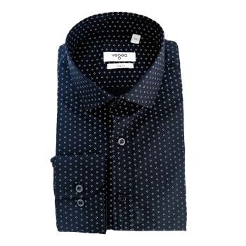 Camasa slim fit cu model