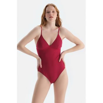 Costum de baie intreg cu decolteu in V