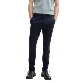 Pantaloni chino din amestec de in