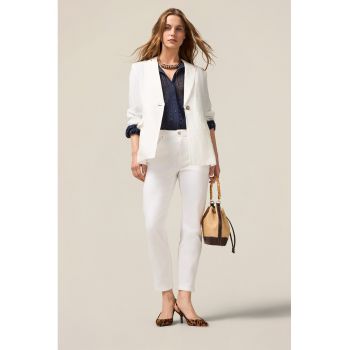 Pantaloni crop slim fit