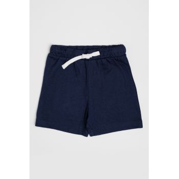 Pantaloni scurti din bumbac cu talie ajustabila