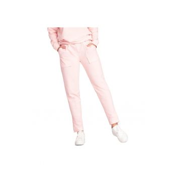 Pantaloni sport dama M1035 -  Bumbac - Roz