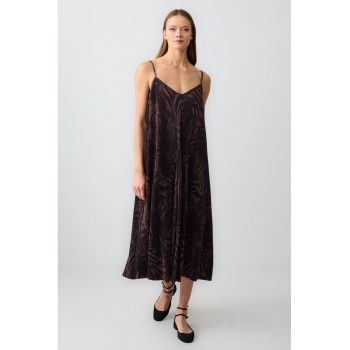 Rochie lejera cu model animal print