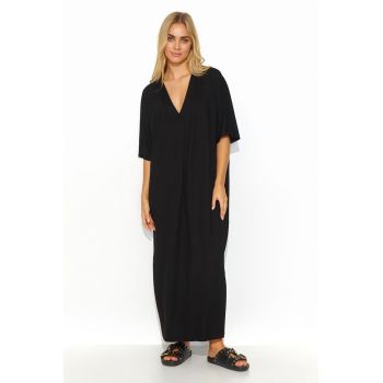 Rochie maxi cu croiala supradimensionata
