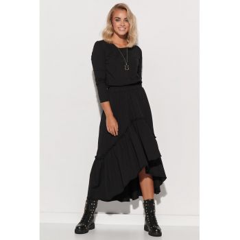 Rochie maxi din jerseu cu talie elastica