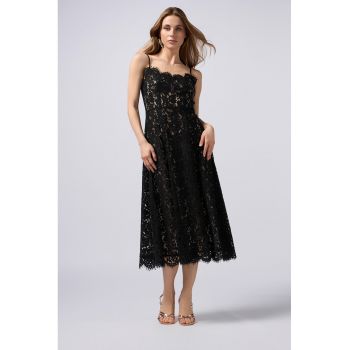 Rochie midi de dantela