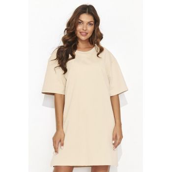 Rochie tip tricou cu decupaj in spate