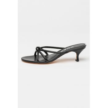 Sandale slip-on din piele