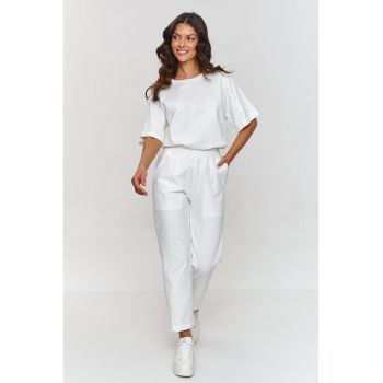 Set de bluza cu maneca medie si pantaloni
