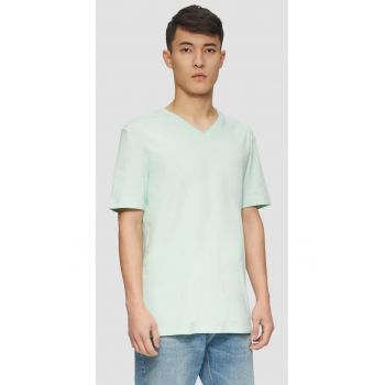 Tricou barbati cu anchior - Regular fit - din bumbac - Verde