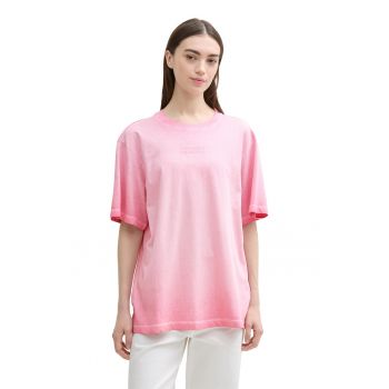 Tricou supradimensionat cu model uni
