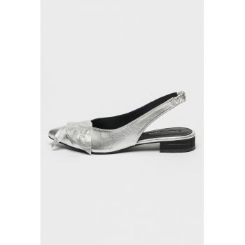 Balerini slingback cu varf ascutit