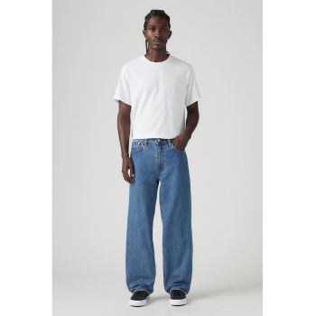 Blugi relaxed fit cu 5 buzumare