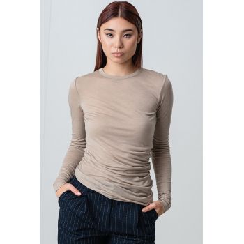 Bluza din amestec de lana si lyocell Orione