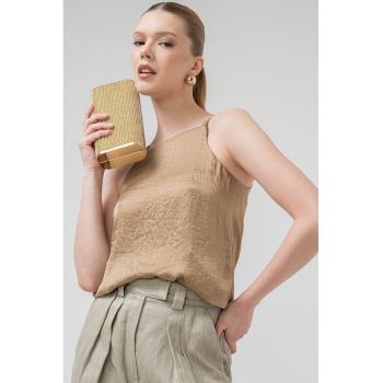 Bluza din satin - fara maneci