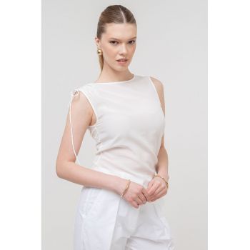 Bluza slim fit de matase
