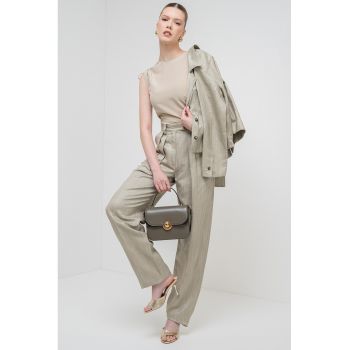 Bluza slim fit de matase