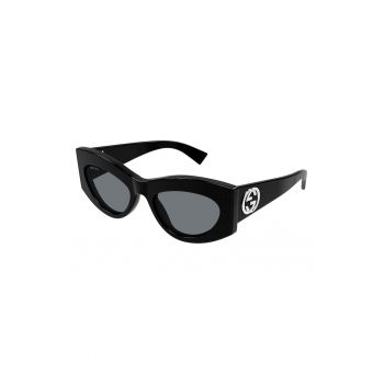 Ochelari de soare cat-eye cu logo