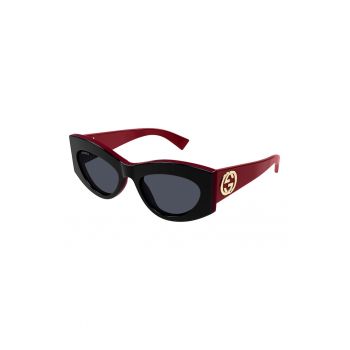 Ochelari de soare cat-eye cu logo