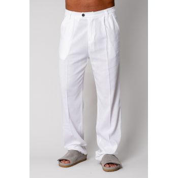 Pantaloni lung din IN White 16804