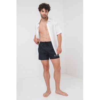 Pantaloni scurti de baie cu imprimeu logo