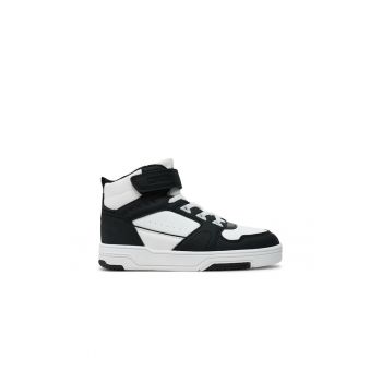 Pantofi copii -  73596 - Piele ecologica - Negru | Alb
