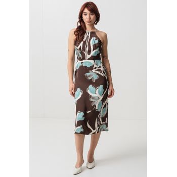 Rochie de satin - fara maneci
