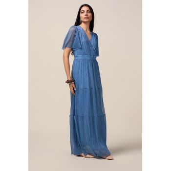 Rochie maxi din lurex
