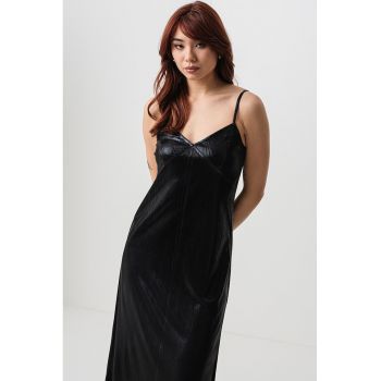 Rochie midi cu apsect satinat Brighton