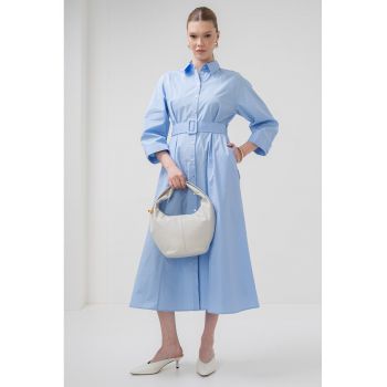 Rochie midi evazata Madda