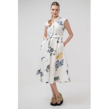 Rochie midi evazata Pier