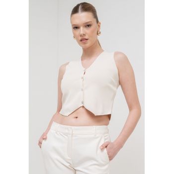 Sacou crop fara maneci Olio