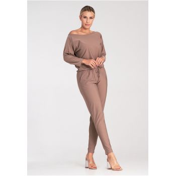 Salopeta dama -  eleganta - bej - poliester