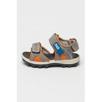 Sandale din piele cu velcro