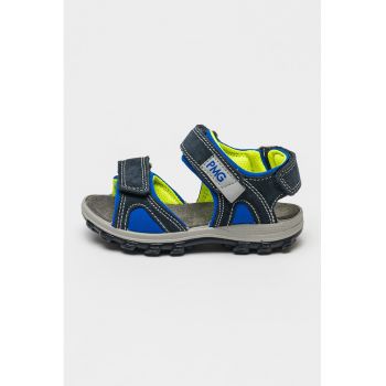 Sandale din piele cu velcro