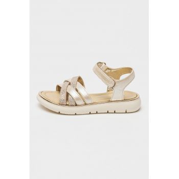 Sandale din piele cu velcro