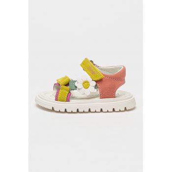 Sandale din piele intoarsa cu velcro