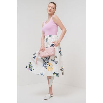 Top crop cu decolteu patrat Nuage