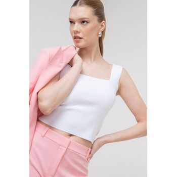 Top crop cu decolteu patrat Nuage
