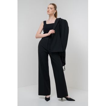 Top crop cu decolteu patrat Nuage