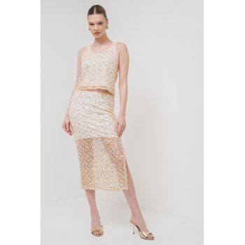 Top crop cu paiete Prater