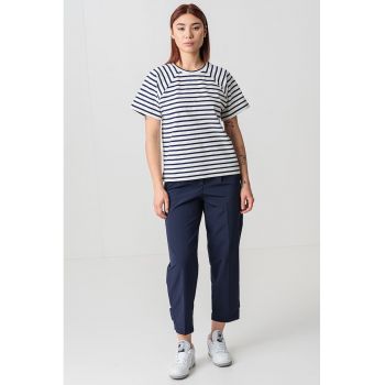 Tricou cu dungi si maneci raglan Alida