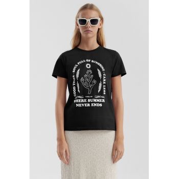 Tricou cu imprimeu grafic