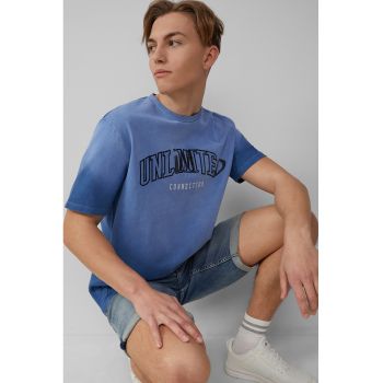 Tricou de bumbac cu imprimeu text