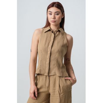 Tricou de in cu nasturi