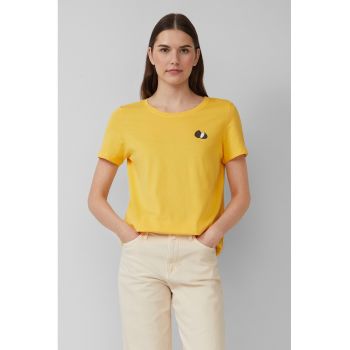 Tricou din bumbac cu decolteu rotund